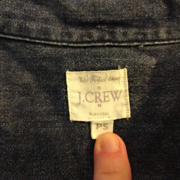 J Crew Denim Perfect Shirt - Picture 5 of 6